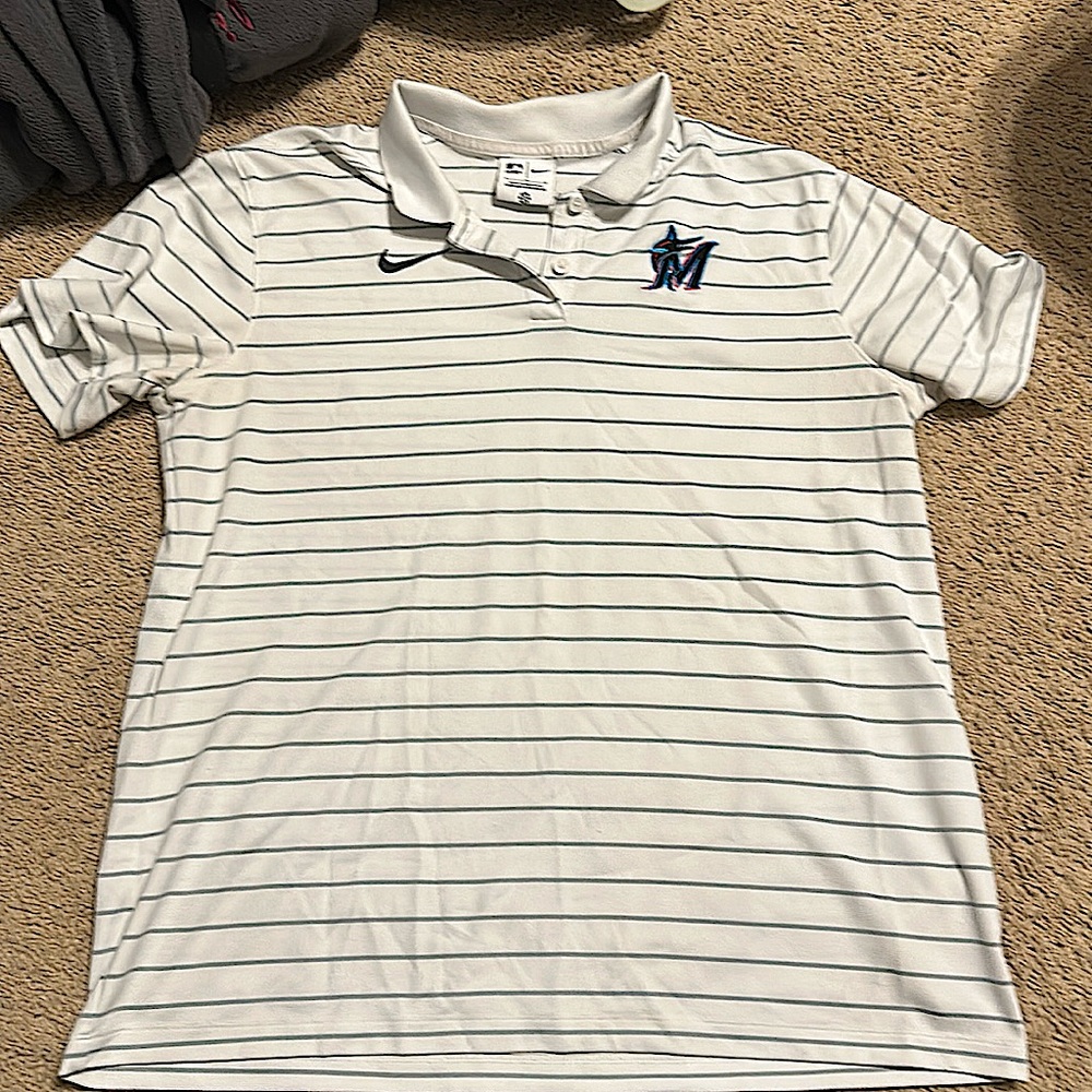 Miami Marlins Nike MLB collared shirt